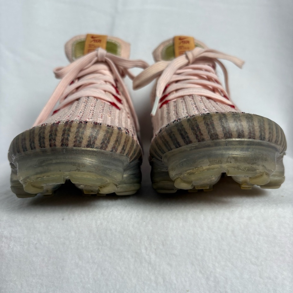 Nike Air Vapormax Flyknit 3 Sunset Tint White Pink Women's 8.5 - Picture 6 of 15